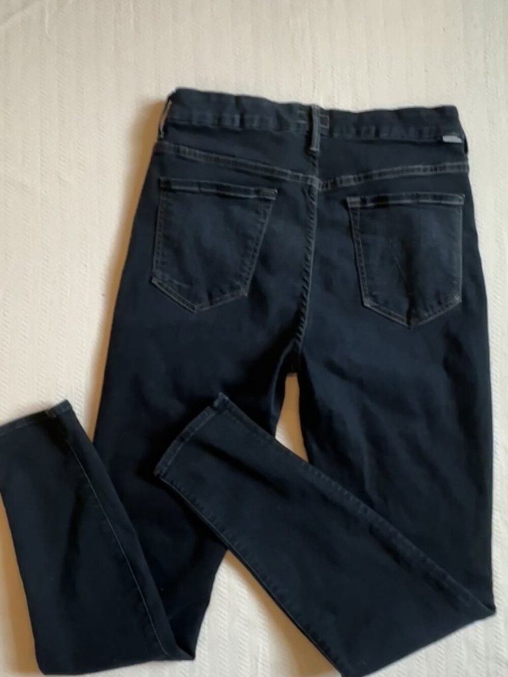 MOTHER HIGH WAIST – THE LOOKER - 29" Inseam Ankle Pant, Clean Hem – Coffee, Tea